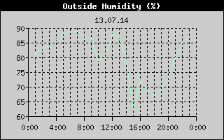 Outside Humidity History