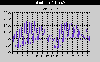 Wind Chill History