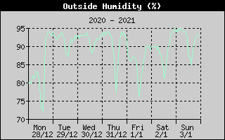 Outside Humidity History