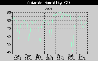Outside Humidity History