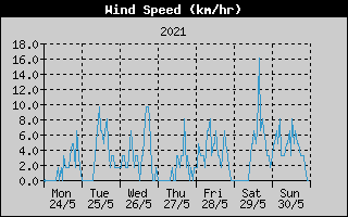 Average Wind Speed History