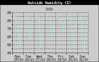 Outside Humidity History